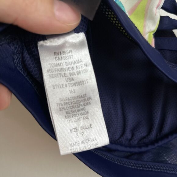 Tommy Bahama Sz S IslandActive Palms Of Paradise Sports Bra Swimming Top - Picture 6 of 6
